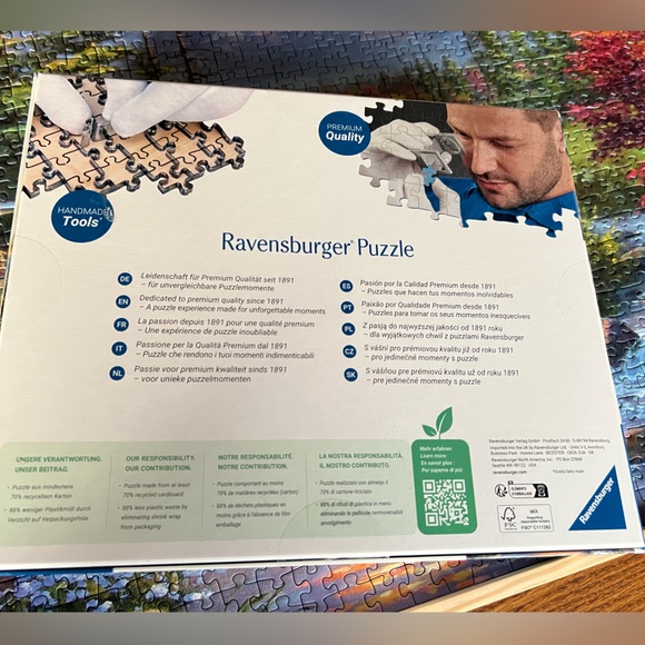 Ravensburger Puzzle - Vibrant Green and Brown Landscape Scene NO MISSING PIECES - Picture 4 of 4